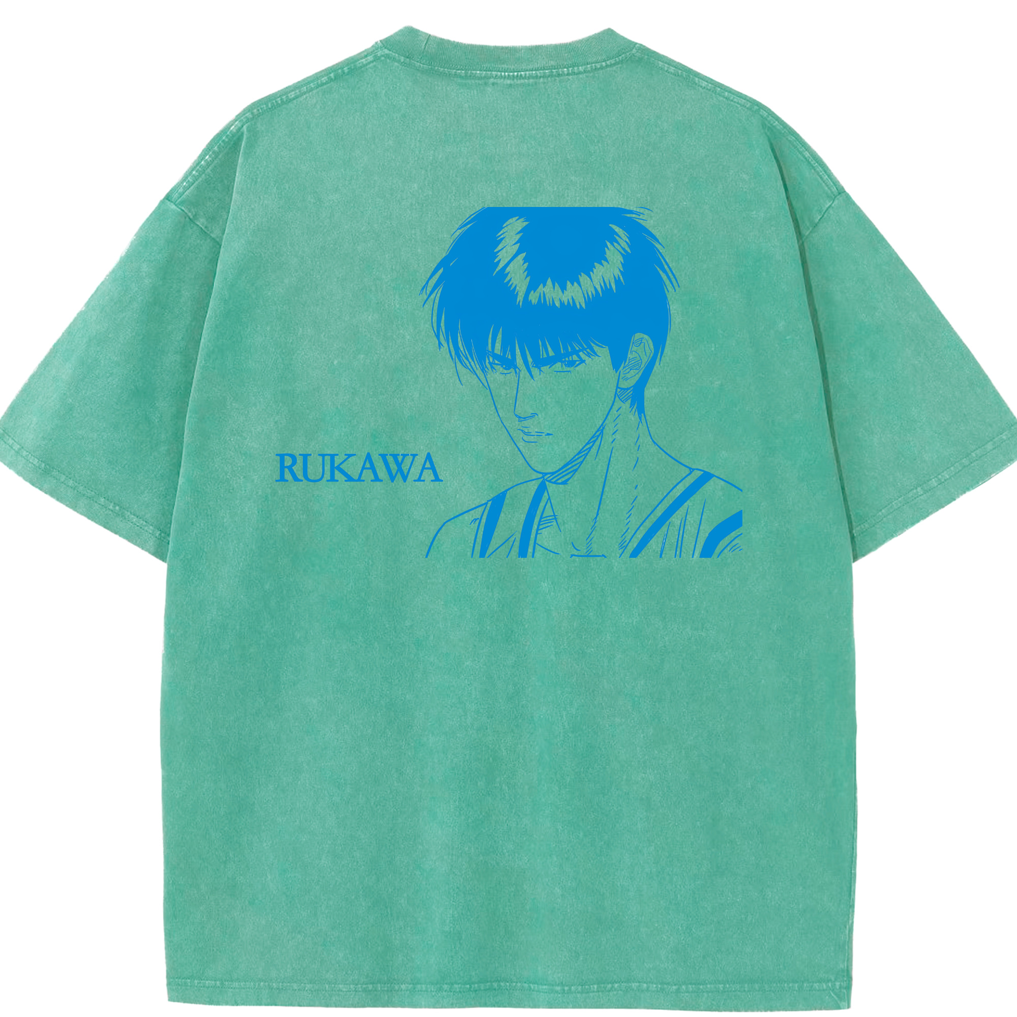 （画像用） SLAM DUNK／スラムダンク 綿100% ヴィンテージ風 半袖Tシャツ（背面プリント）